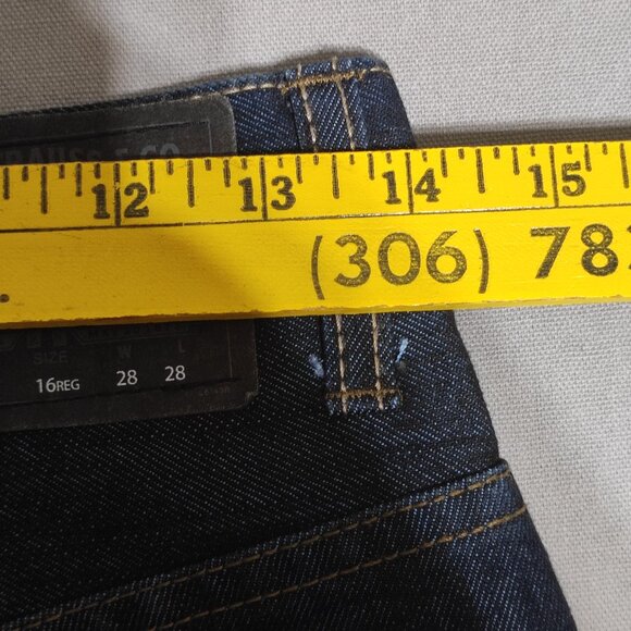 Levi's 511 jeans men's junior size 16 reg W28/L28 iron blue colour slim fit - Picture 10 of 12